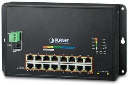 Коммутатор PLANET WGS-4215-16P2S (IP40, IPv6/IPv4, 16-Port 1000T 802.3at PoE + 2-Port 100/1000X SFP Wall-mount Managed Ethernet Switch (-10 to 60 C, dual power input on 48-56VDC terminal block and power jack, SNMPv3, 802.1Q VLAN, IGMP Snooping, SSL 19848775888367