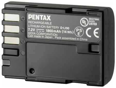 Аккумулятор Pentax D-LI90 для K-1, KP, K-3, K-3 II, K-5, 645D, 645Z и др