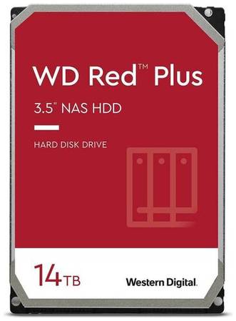 Жесткий диск WD Red Plus WD140EFGX 14Tb ( Western Digital ) 19848787354129