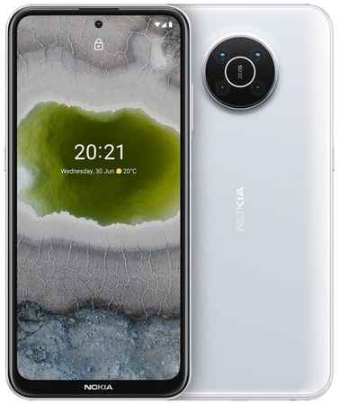 Смартфон Nokia X10 6/128 ГБ, Dual nano SIM, белоснежный