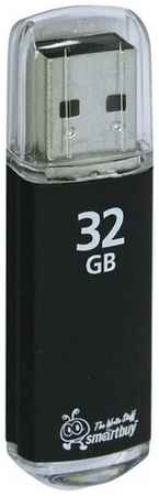 SMARTBUY Флеш-диск 32 gb, smartbuy v-cut, usb 2.0, металлический корпус, черный, sb32gbvc-k 19848787594289