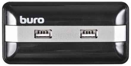 Разветвитель USB 2.0 Buro BU-HUB7-U2.0 7 портов, цвет черный (389738) 19848792831632