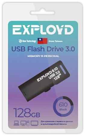 USB Flash Drive 128Gb - Exployd 610 3.0 EX-128GB-610-Black 19848796106034
