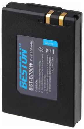 Аккумулятор BESTON для видеокамер SAMSUNG BST-IA-BP80W-H (IA-BP80WA), 7.4 В, 750 мАч