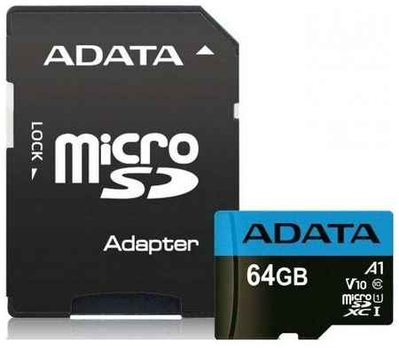 ADATA Micro SecureDigital 64Gb A-DATA AUSDX64GUICL10A1-RA1 19848798049904