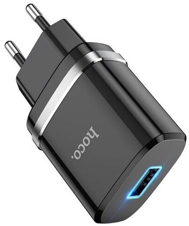 Сетевое зарядное устройство Hoco N1 Ardent single port charger Черный 19848804293593