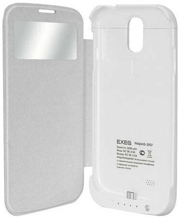 Чехол-аккумулятор для Samsung Galaxy S4 Exeq HelpinG-SF07 (белый) 19848805234053