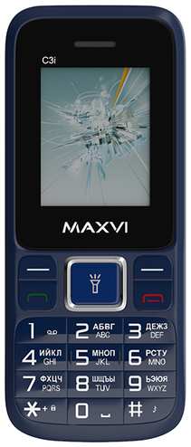 Телефон MAXVI C3i, 2 SIM, маренго 19848823033925