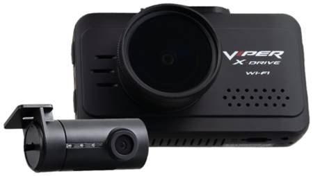 Видеорегистратор VIPER X-Drive Wi-FI Duo c салонной камерой, 2 камеры, GPS, ГЛОНАСС, черный 19848833593992