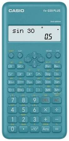 Калькулятор научный CASIO FX-220 Plus 2, синий 19848833594569