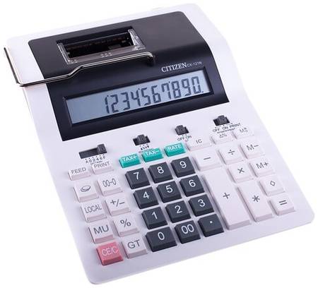 Калькулятор финансовый CITIZEN CX-121N, белый/черный 19848837411607