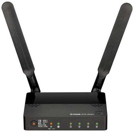 Wi-Fi роутер D-Link DIR-806A/R1A, черный 19848844218137