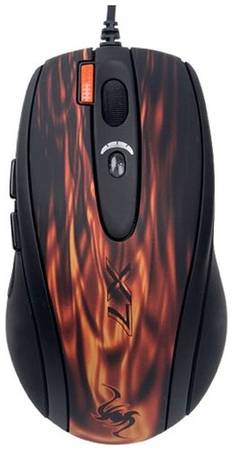 Игровая мышь A4Tech XL-750BK, красное пламя 19848845702905
