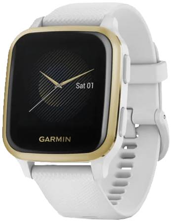 Умные часы Garmin Venu Sq 36 мм GPS, золотистый/белый 19848848117375
