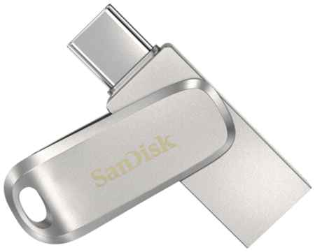 Флешка SanDisk Ultra Dual Drive Luxe USB/Type-C 512 ГБ, 1 шт., серебристый 19848850559541