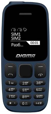 Телефон DIGMA Linx A106 RU, 2 SIM, синий 19848852632384