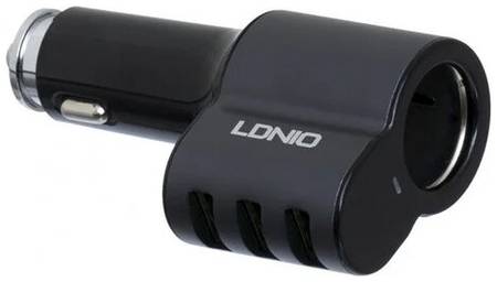 Автомобильное зарядное устройство LDNIO CM11 + Lightning, 25.5 Вт