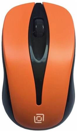 Беспроводная мышь OKLICK 675MW, черный/оранжевый 19848858336958