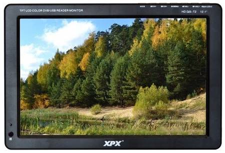 Портативный телевизор XPX EA-129D DVB-T2 12″ (2304х1296) 19848858399628