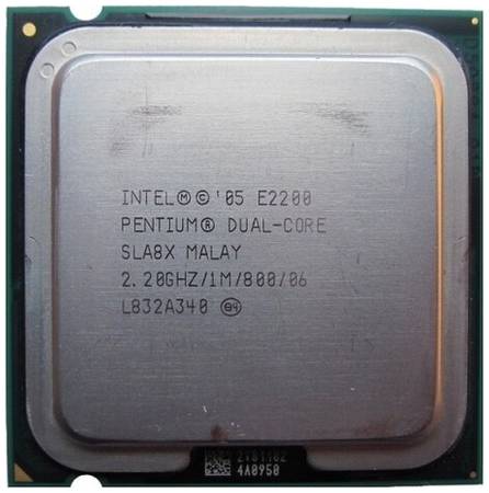 Процессор Intel Pentium E2200 Conroe LGA775, 2 x 2200 МГц, OEM 19848858401231