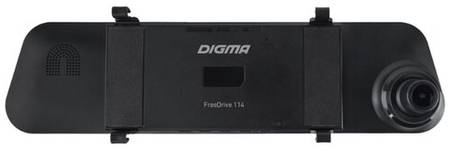 Видеорегистратор DIGMA FreeDrive 114, 2 камеры, черный 19848863807422