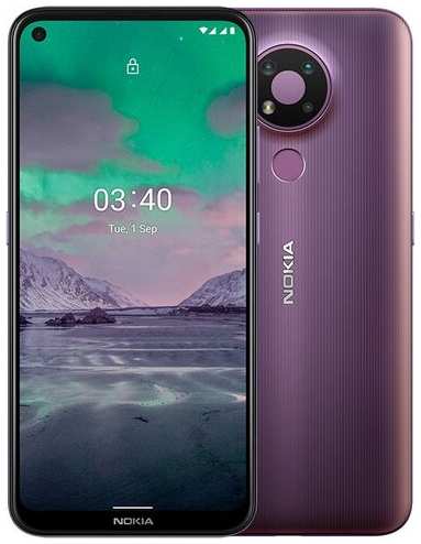 Смартфон Nokia 3.4 3/64 ГБ RU, 2 SIM, пурпурный 19848866128901
