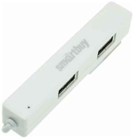 USB - Xaб Smartbuy 4 порта, белый (SBHA-408-W) (1/5) 19848868609255