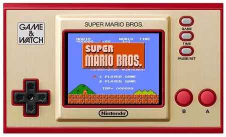 Игровая приставка Nintendo Game & Watch, Super Mario Bros., бежевый/красный 19848868703914