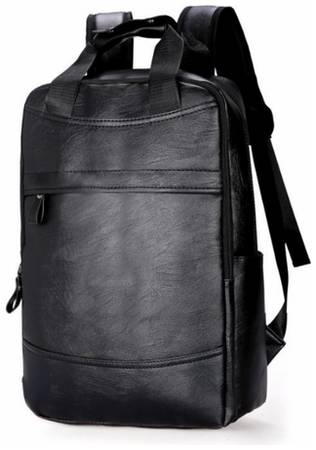 Рюкзак MyPads M457-678 из качественной импортной эко-кожи студенческий школьный стильный молодежный компактный городской рюкзак для ноутбука Macb
