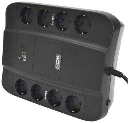 Резервный ИБП Powercom SPIDER SPD-650E черный 390 Вт 19848884618124
