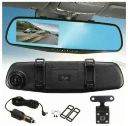 Vehicle Blackbox Зеркало-видеорегистратор с камерой заднего вида Blackbox DVR Vehicle Full HD 1080 19848890585528