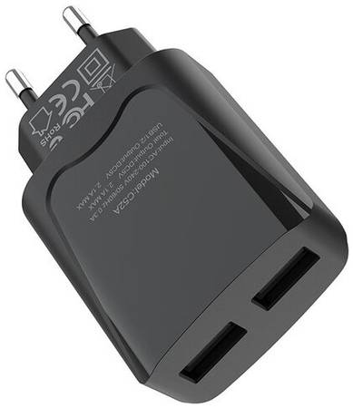 Сетевое зарядное устройство Hoco C52A Authority power, черный 19848893552907