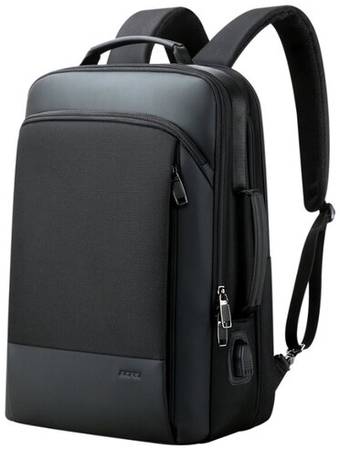 Рюкзак трансформер BOPAI черный городской портфель для работы, командировки и путешествий, для ноутбука 14″-15.6″ дюймов, унисекс, 20-35 литров 19848895369546