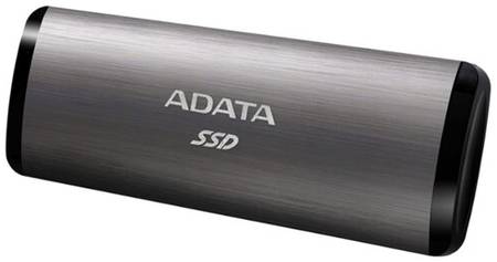 512 ГБ Внешний SSD ADATA SE760, USB 3.2 Gen 2 Type-C, титановый серый 19848895416901