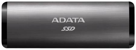 256 ГБ Внешний SSD ADATA SE760, USB 3.2 Gen 2 Type-C, титановый 19848895417905