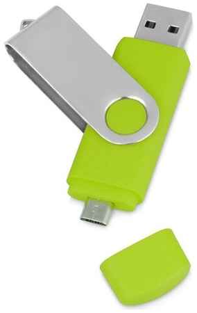 USB/micro USB-флешка 2.0 на 16 Гб Квебек OTG, зеленое яблоко 19848900824029