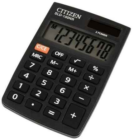Калькулятор карманный CITIZEN SLD-100NR 2 шт., черный, 2 шт 19848901928578