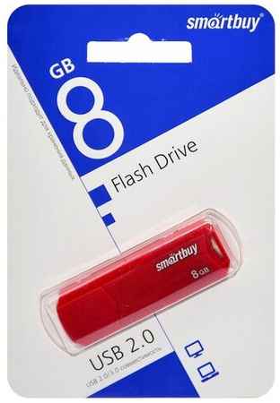 SB8GBCLU-R, 8GB USB 2.0 CLUE series, Red, SmartBuy 19848902735674