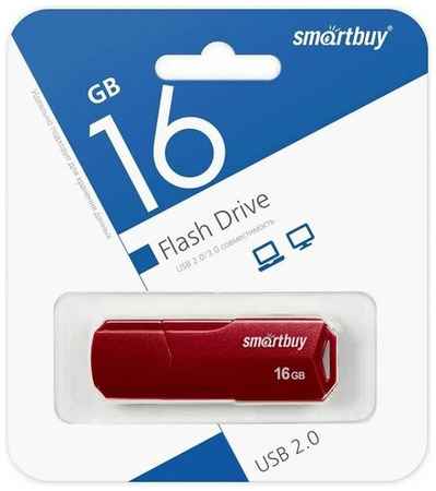 SB16GBCLU-BG, 16GB USB 2.0 CLUE series, Burgundy, SmartBuy