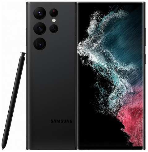 Смартфон Samsung Galaxy S22 Ultra 12/256 ГБ, Dual: nano SIM + eSIM, черный фантом 19848903004917