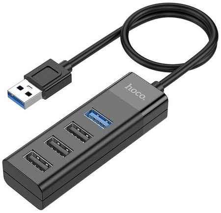 USB-хаб Hoco HB25 4 порта 3 USB2.0/1 USB3.0 черный 19848904150051