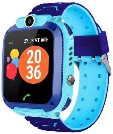 Детские смарт-часы Geozon Kid G-W21BLU, 1.44″, TFT, SIM, камера, GPS, 430 мАч, голубые