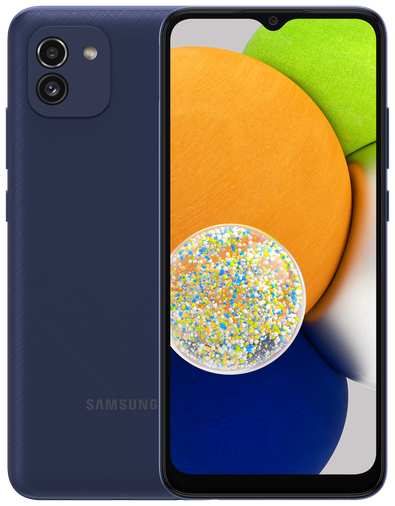 Смартфон Samsung Galaxy A03 4/64 ГБ, Dual nano SIM, синий 19848906035738