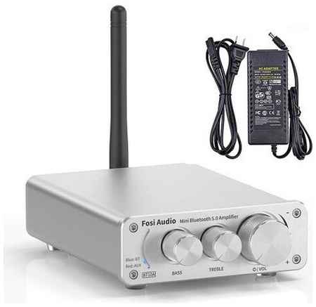 Аудио Bluetooth усилитель Fosi Audio BT10A серебристый 19848906167875