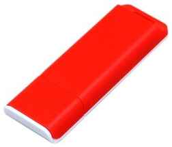 Оригинальная двухцветная флешка для нанесения логотипа (64 Гб / GB USB 2.0 Красный/Red Style Flash drive Стиль для фирменного логотипа) 19848906242196