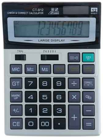 FlashMe Калькулятор настольный, 12 - разрядный, CT - 912, средний