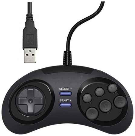 Игровой джойстик PALMEXX SEGA для ПК, ноутбука, SmartTV; USB2.0, проводной, 1.8м 19848908082285