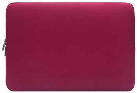 Чехол для ноутбука 15.6-16 дюймов, из неопрена, водонепроницаемый, размер 38-29-2 см, бордовый