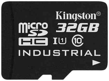Карта памяти Kingston microSDHC 16 ГБ Class 10, V30, A1, UHS-I U3, R/W 100/80 МБ/с, адаптер на SD, черный