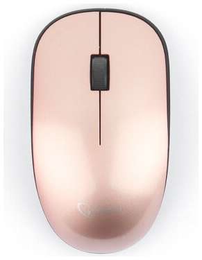 Мышь беспроводная Gembird MUSW-111-RG, розовое золото, 2 кнопки+колесо-кнопка, 1200DPI, 2.4 ГГц 19848909947685